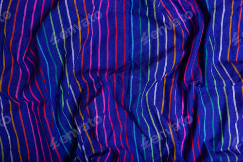 Preview: Colorful typical mexican tablecloth. Textile background, texture.
