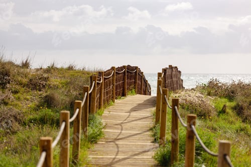 Preview: backyard gate to Marbella beach