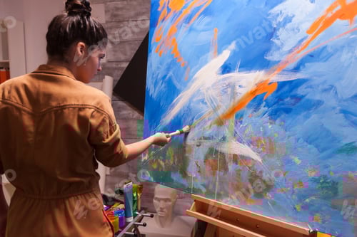 Preview: Abstract oil painting