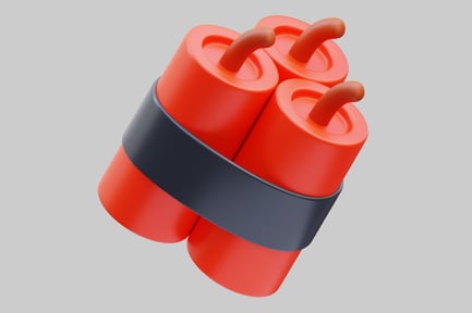 Vista previa: Objetos cilíndricos con cinta negra