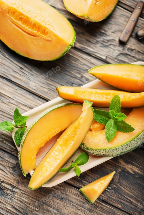 Preview: Sweet yellow fresh melon