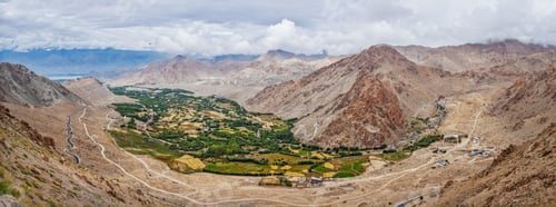 Preview: Panorama of Indus valley in Himalayas. Ladakh, India