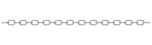 Preview: Anchor and chain isolated on white transparent, 3d render