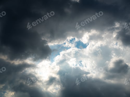 Preview: Cloud storm sky dark halloween background