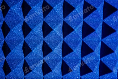 Preview: soundproof wall in the night club background texture.