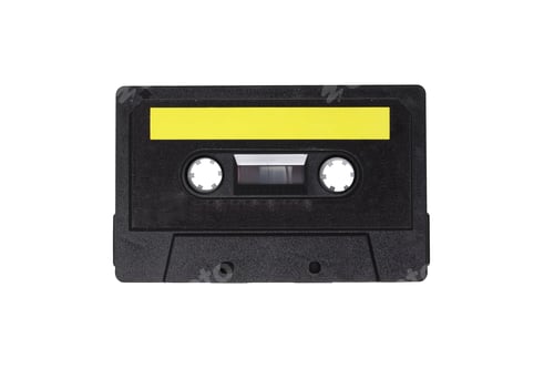 Preview: cassette audio texture isolated retro vintage tape