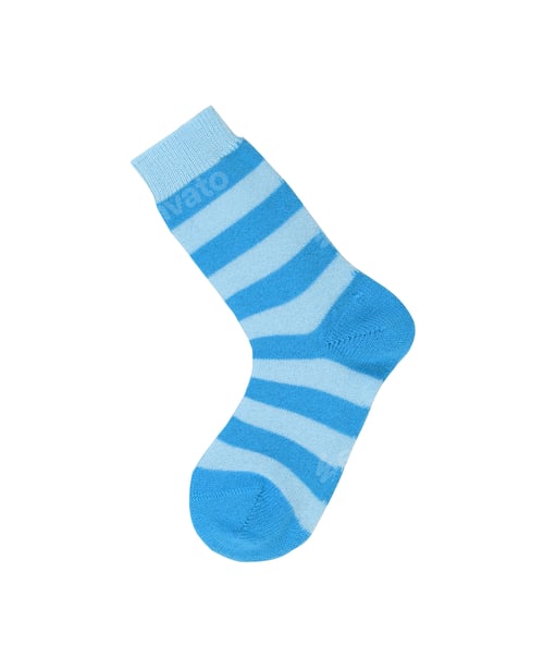 Preview: Striped Sock in Blue Isolated on White