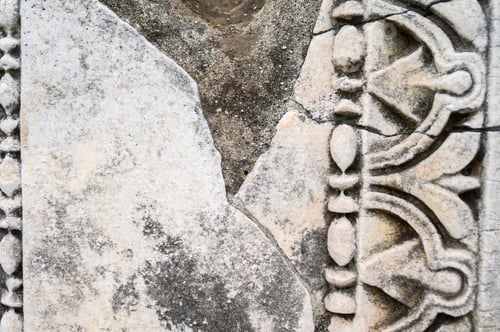 Preview: the texture of ancient granite, high-quality texture. Italy, Rome