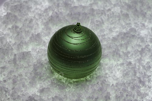 Preview: Christmas ball on snow