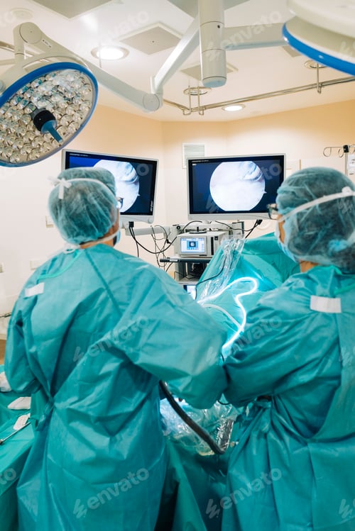 Preview: Team of surgeons operating in the hospital