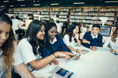 Preview: Students Technology E-learning Education Study School Concept
