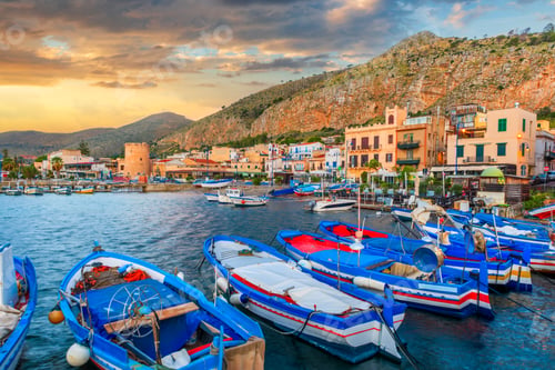 Preview: Palermo, Italy in the Mondello at Dawn