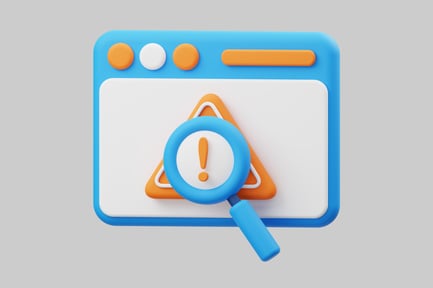 Vorschau: Browserfenster mit Lupensymbol.