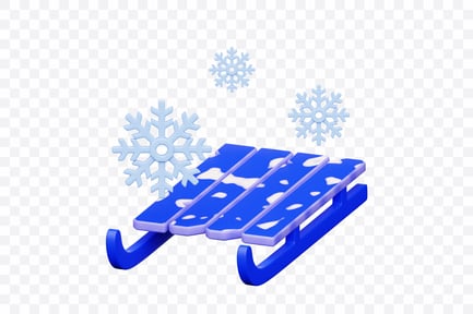 Preview: Classic Wooden Sledge