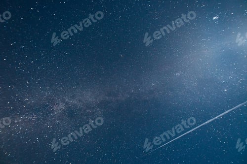Preview: Milky way in the night starry sky