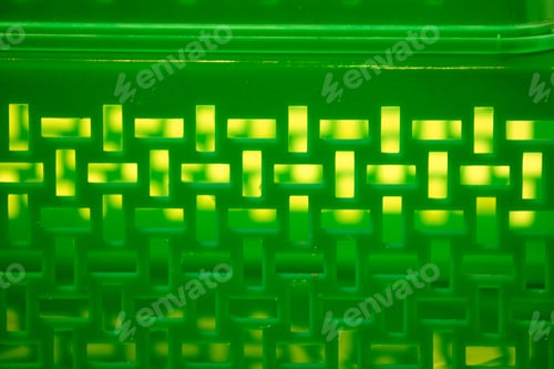 Preview: Green plastic plate material texture.