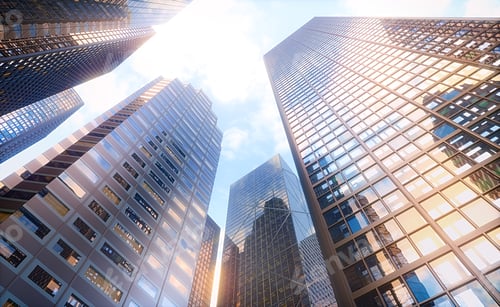 Preview: Modern Buildings Perspective View