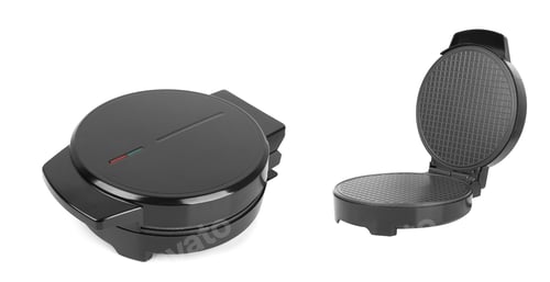 Preview: waffle maker isolated on a white background