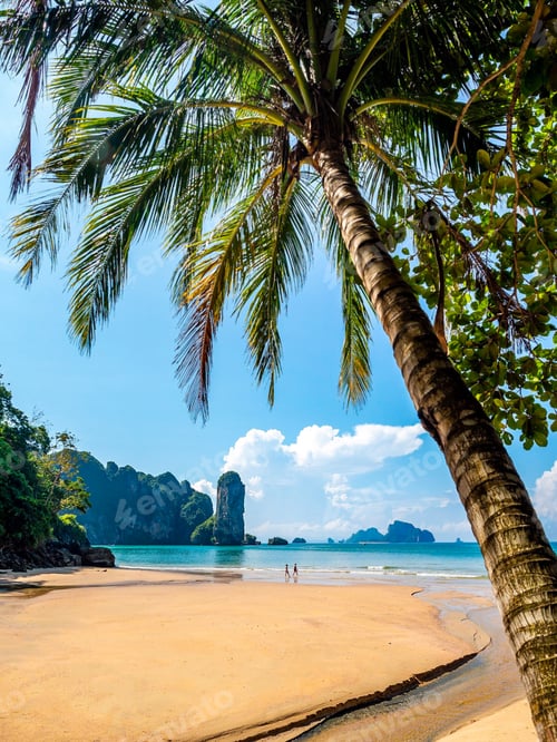 Preview: Seascape of Ao Nang beach travelling at Krabi