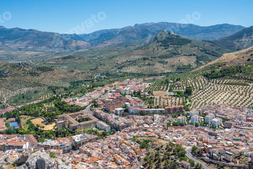Preview: Aerial view of Jaen with Diocesan Seminary and Zumel Hill - Jaen, Spain