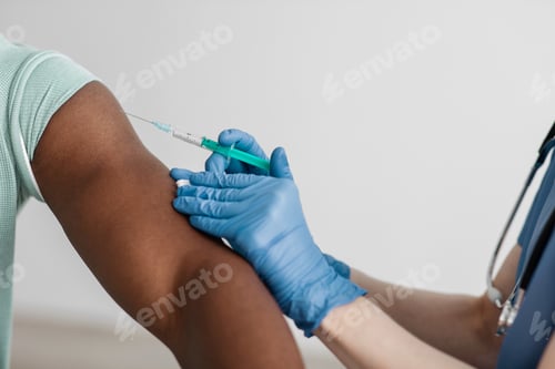 Preview: Vaccine, fight against coronavirus, shot for certificate, prevention disease