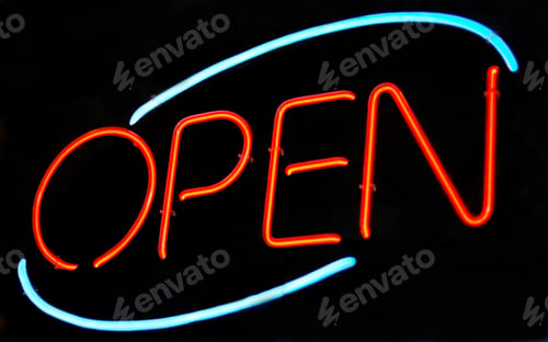 Preview: Open - Neon Sign