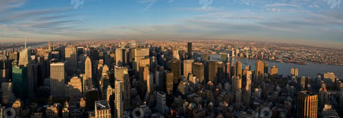 Preview: Panoramic view from Empire State Building, Manhattan, New York City, USA
