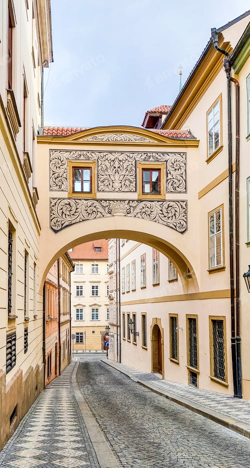 Preview: View of beautiful Mala Strana district, Prague, Czech Republic