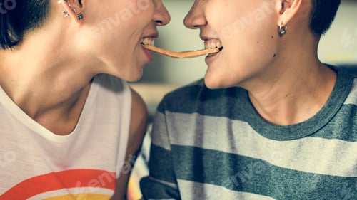 Preview: LGBT Lesbian Couple Moments Happiness Concept