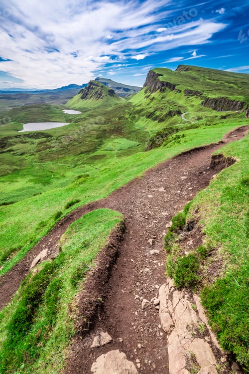Preview: Quiraing in Isle of Skye, Scotland, United Kingdom