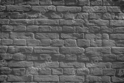 Preview: grey grunge weathered brick wall background, full frame view