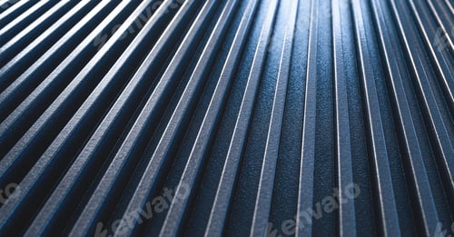 Preview: Close-up of a corrugated metal surface