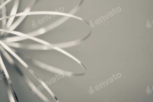 Preview: Black and white abstract geometric background. Copy space.