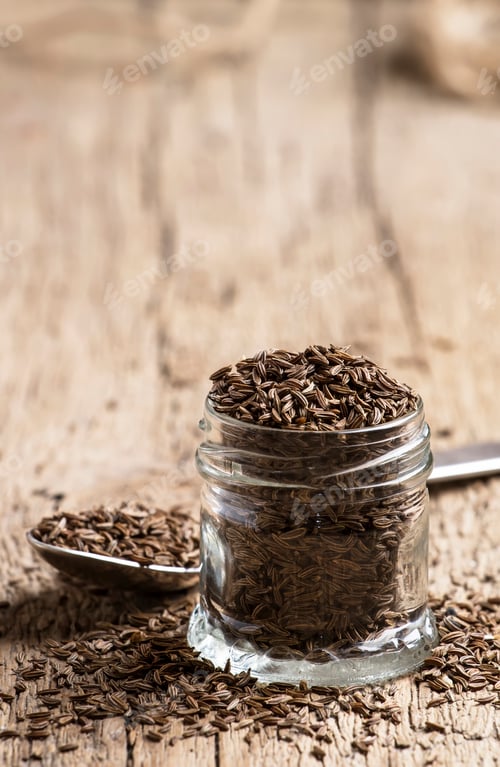 Preview: Caraway grain in the jar