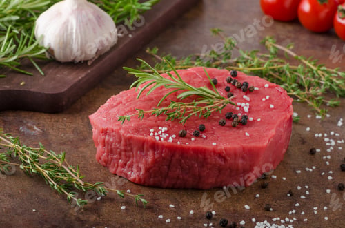 Preview: Beef meat raw