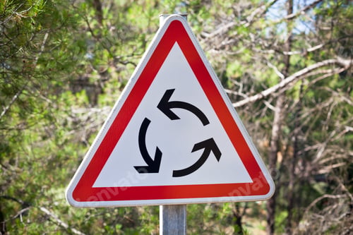 Preview: Roundabout traffic sign