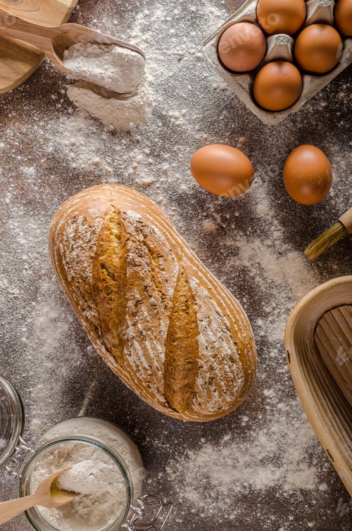 Preview: Homemade sourdough bread rustic