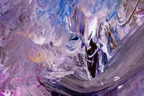 Preview: Abstract flow of liquid paints in mix