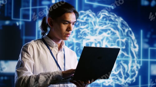 Preview: Inspector overseeing AI simulation