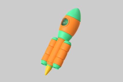 Preview: Cartoon Rocket Launcher