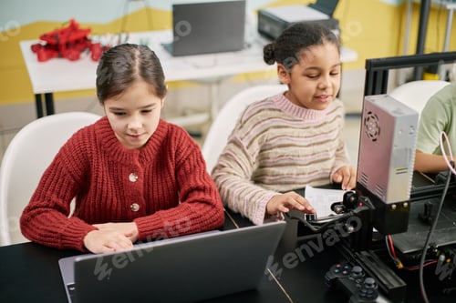 Preview: Children Engaging in Educational Technology Activities