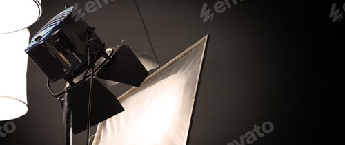 Preview: Studio light equipments for photo or film movie video.
