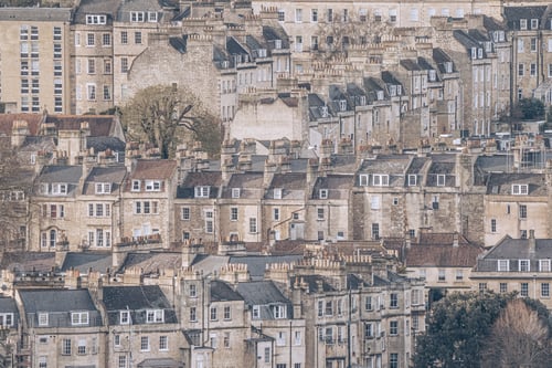 Preview: Panoramic vista of Bath from Alexandra Park.