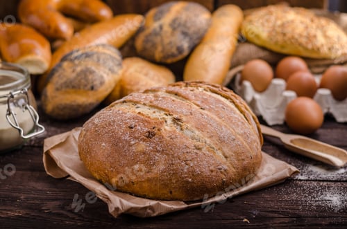 Preview: Homemade bread, product photo