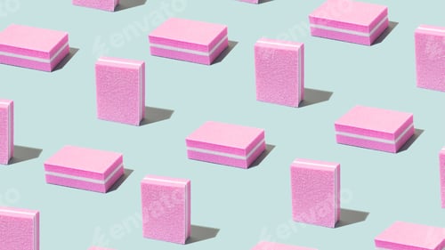 Preview: Set of nail files, emery board for manicure, nails. Pink buff for polishing nails