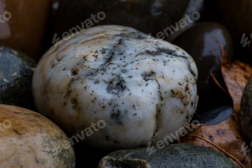 Preview: Macro close up of wet stones
