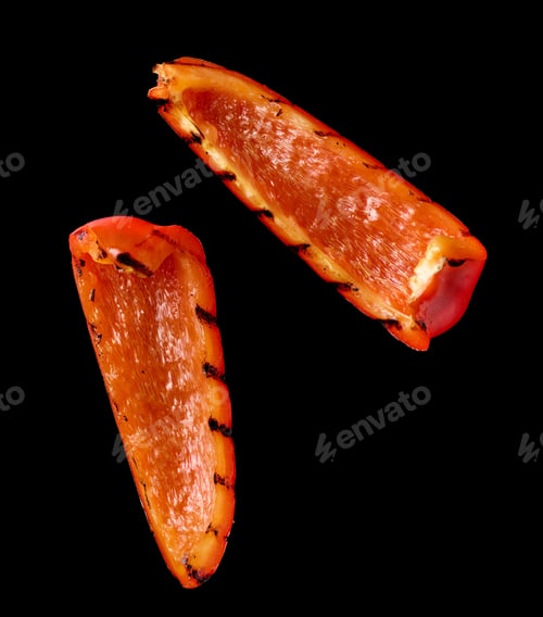 Preview: grilled red paprika