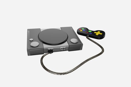 Preview: Game Console 90s 3D Illustration