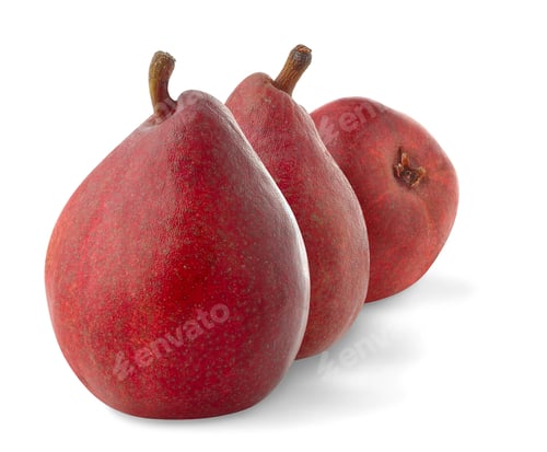 Preview: Isolated red pears