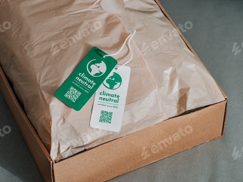 Preview: Climate neutral and carbon label concept